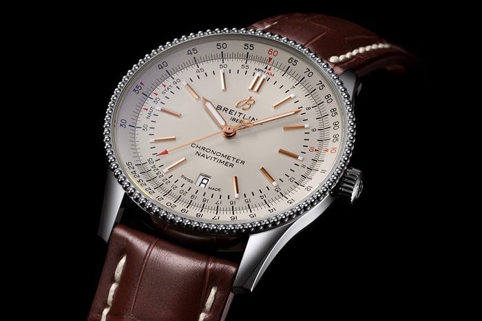 The Navitimer is suitable for men who have thin wrists.
