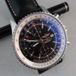 Cheap Breitling Navitimer B01 Chronograph Replica Watches With Black Dial